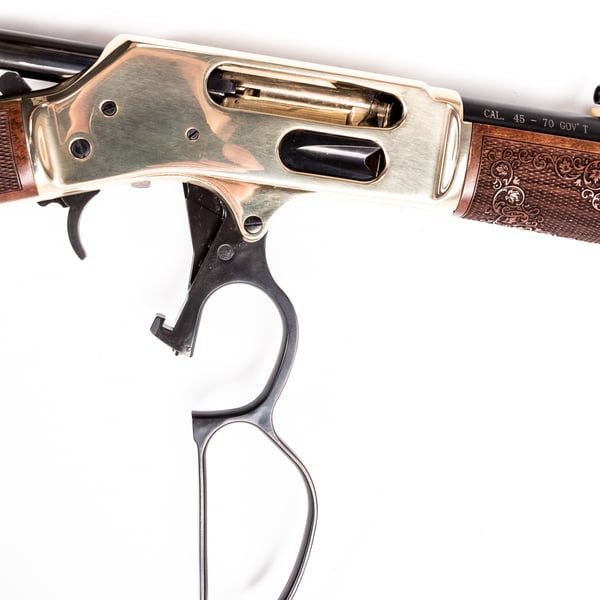 Henry H024 4570 Side Gate Lever Action For Sale Used Very good 